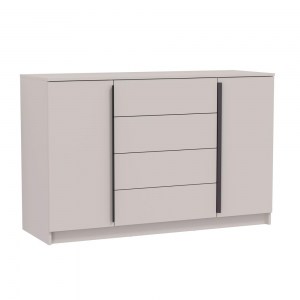 Брандо 67.11 Комод 4 ящика с дверками ЛДСП